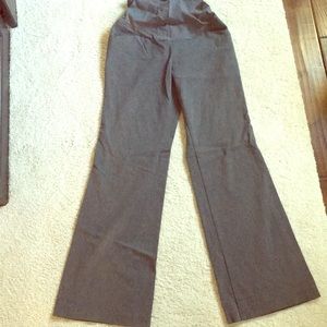 Gray maternity dress pants